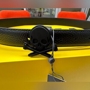 New G/FORE Mens Skull Belt